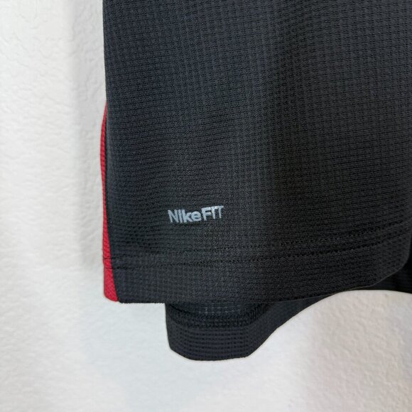 Nike USC Trojans Golf Polo Shirt Black Red Embroidered Oversized XL - Picture 5 of 11